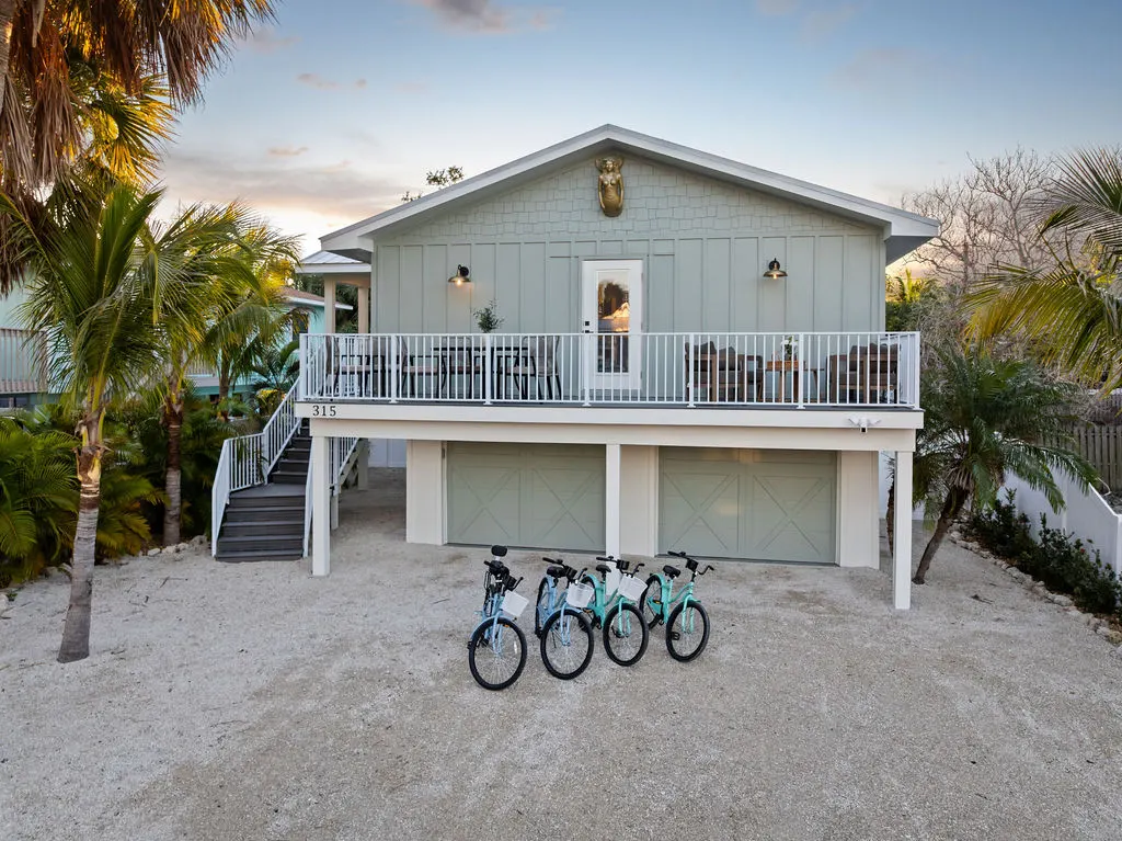 Twilight HDR Edited image of an Airbnb on Anna Maria Island